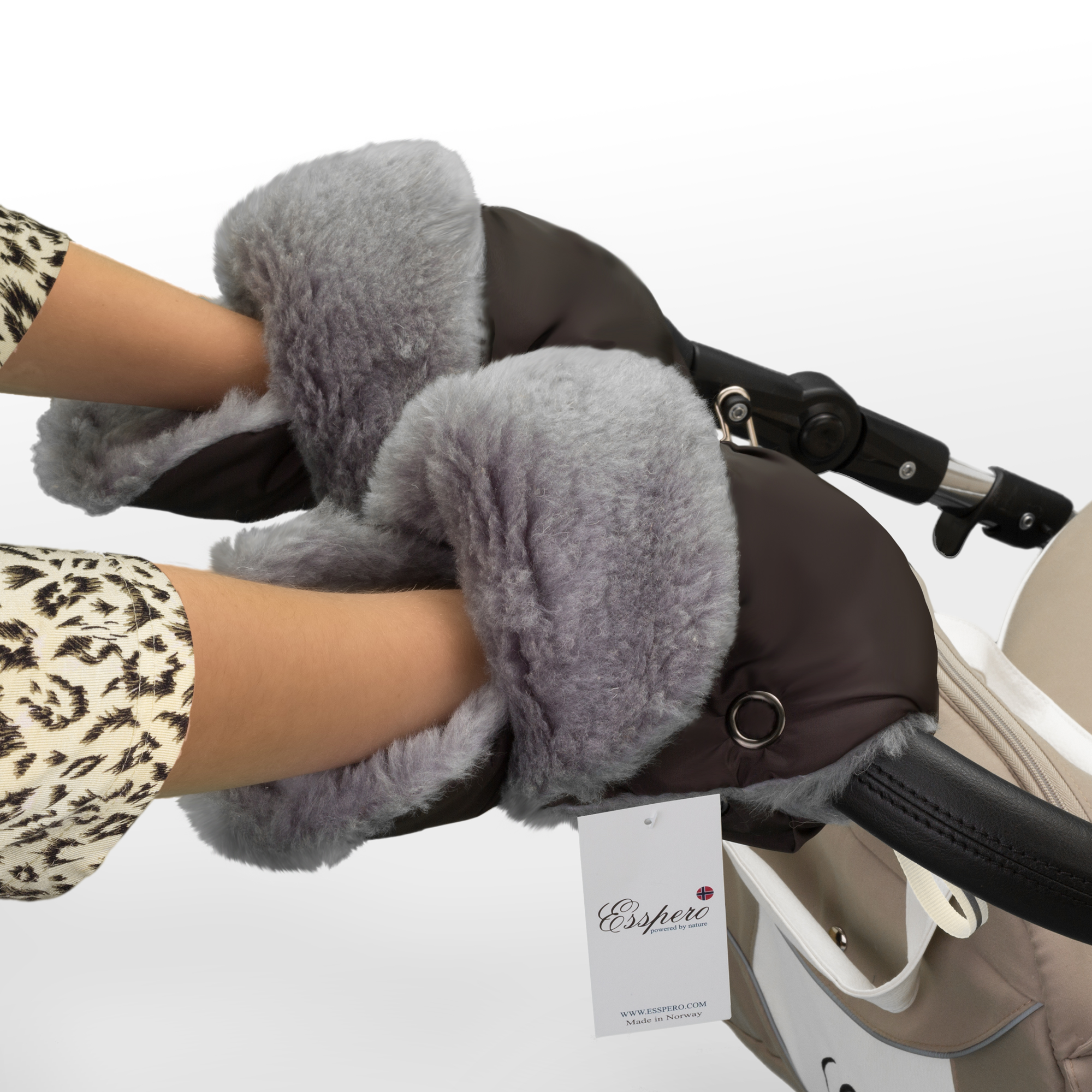 Муфта-рукавички для коляски Esspero Christoffer из натуральной шерсти. Фото N2