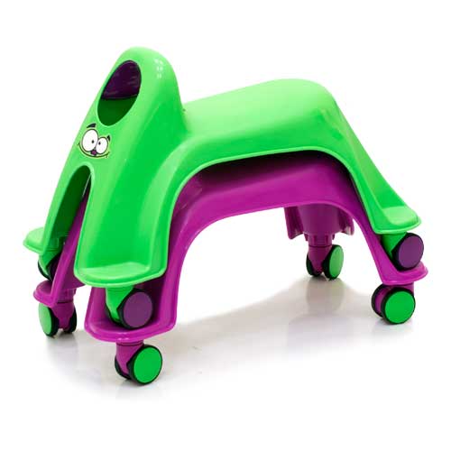 Каталка детская ToyMonster Smiley Neon Whirlee. Фото N2