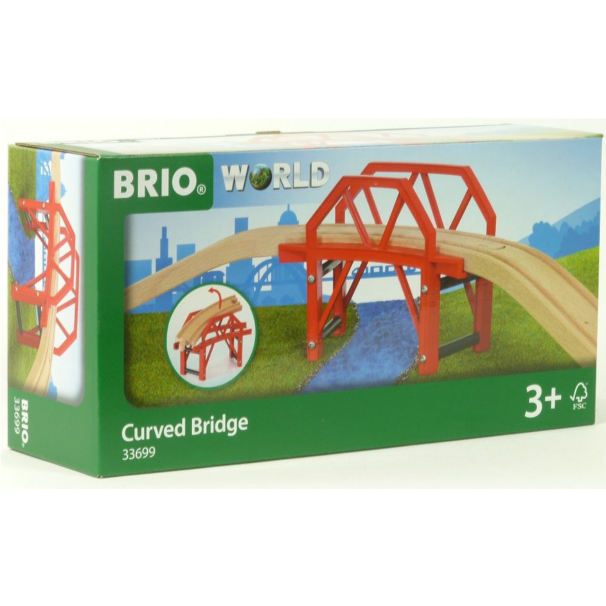 Изогнутый мост BRIO (4 элемента). Фото N3