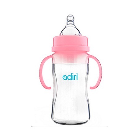 Детская бутылочка Adiri Transitional Nurser Pink 270 мл