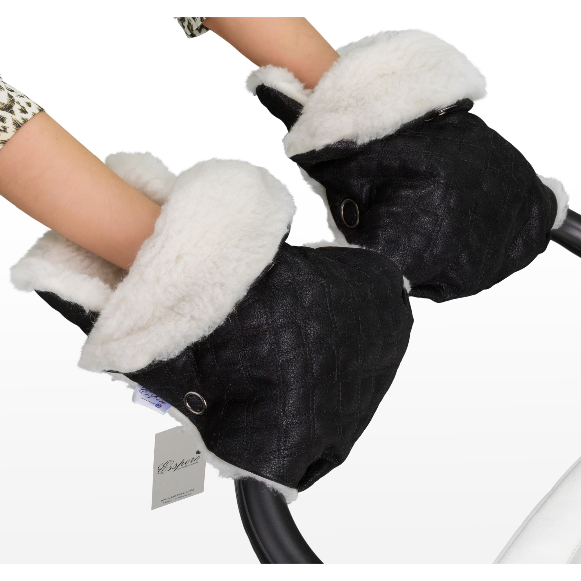Муфта-рукавички для коляски Esspero Karolina из 100% овечьей шерсти