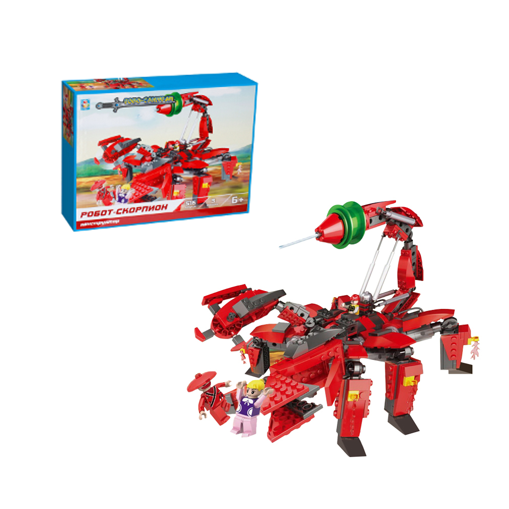 Конструктор 1 Toy "Робосамураи" Робот-скорпион 516 деталей
