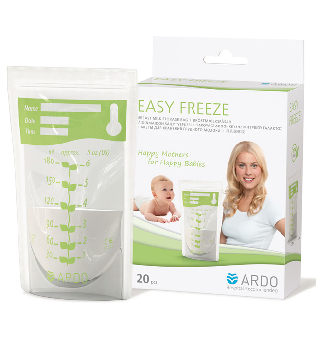 Пакеты для замораживания грудного молока Ardo Easy Freeze. Фото N2