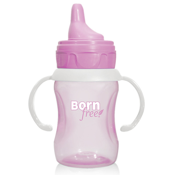 Чашка-непроливайка BornFree 220 мл розовый