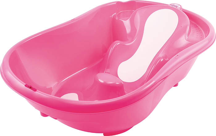 Ванночка для купания Ok Baby Onda Evolution розовый яркий