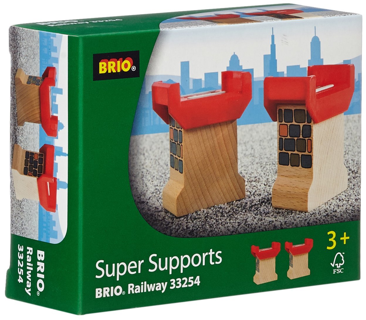 Опоры BRIO для построения моста. Фото N4