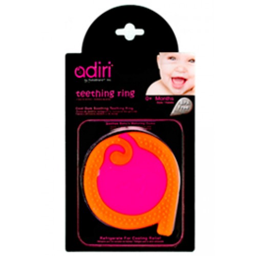 Прорезыватель для зубов Adiri A Teething Rings magenta-orange