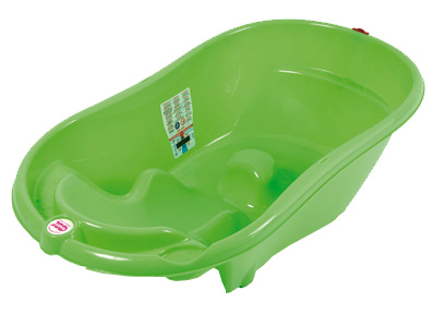 Ванночка для купания Ok Baby Onda зеленый яркий