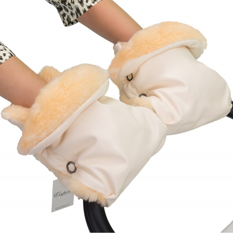 Муфта-рукавички для коляски Esspero Olsson из 100% овечьей шерсти. Фото N2
