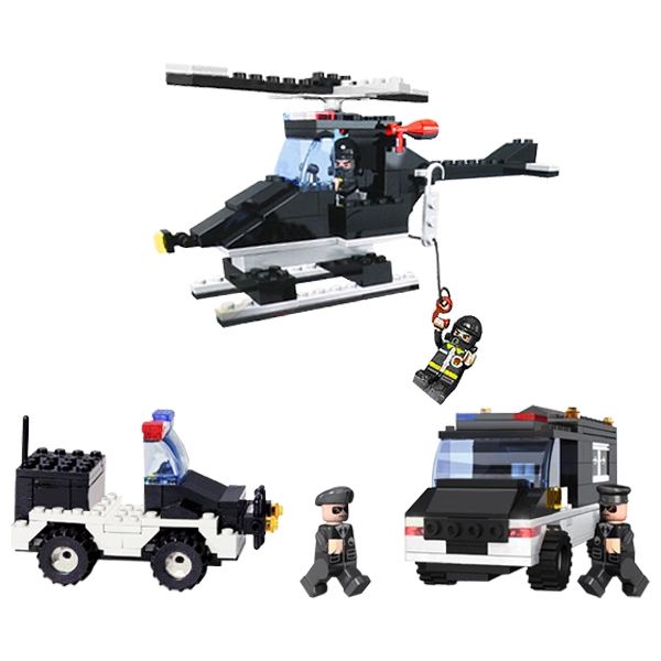 Конструктор 1 Toy "Полицейский спецназ" Группа захвата 250 деталей