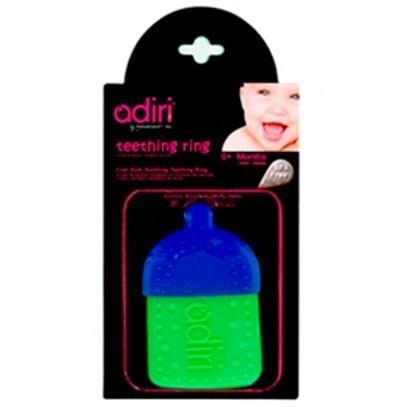 Прорезыватель для зубов Adiri Bottle Teething Ring cyan-green