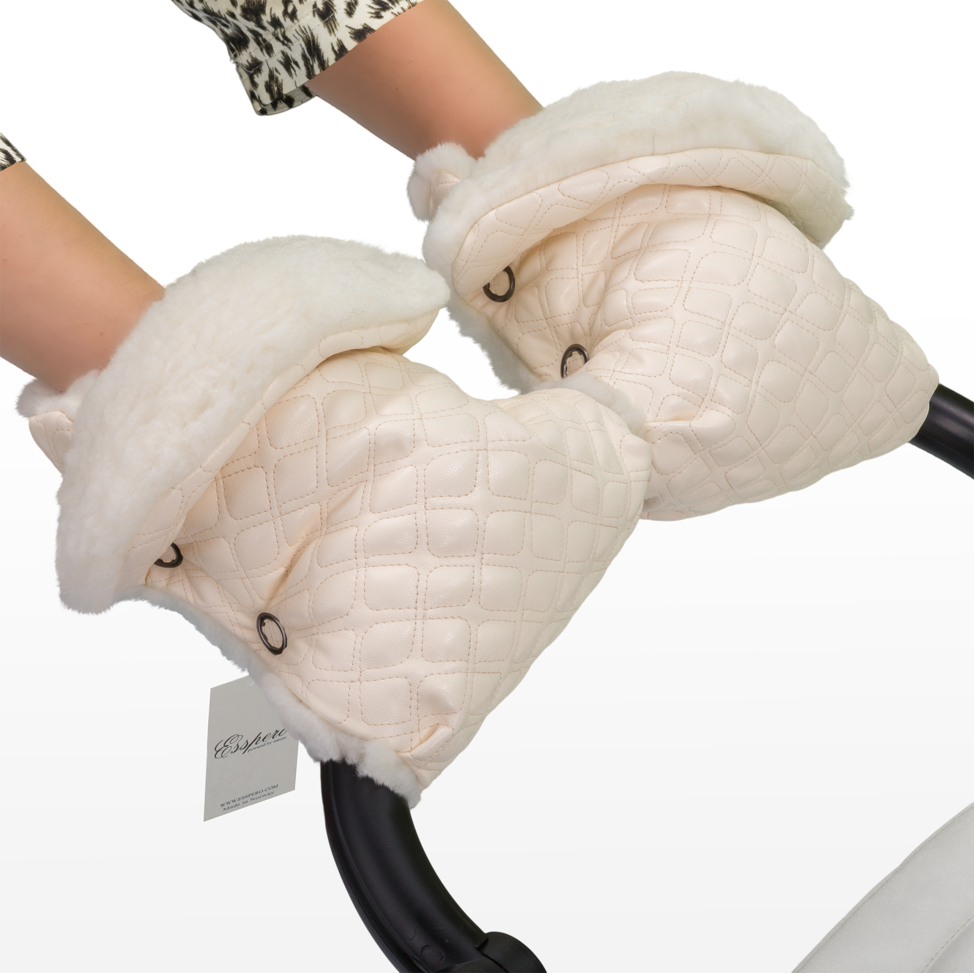 Муфта-рукавички для коляски Esspero Karolina из 100% овечьей шерсти. Фото N2