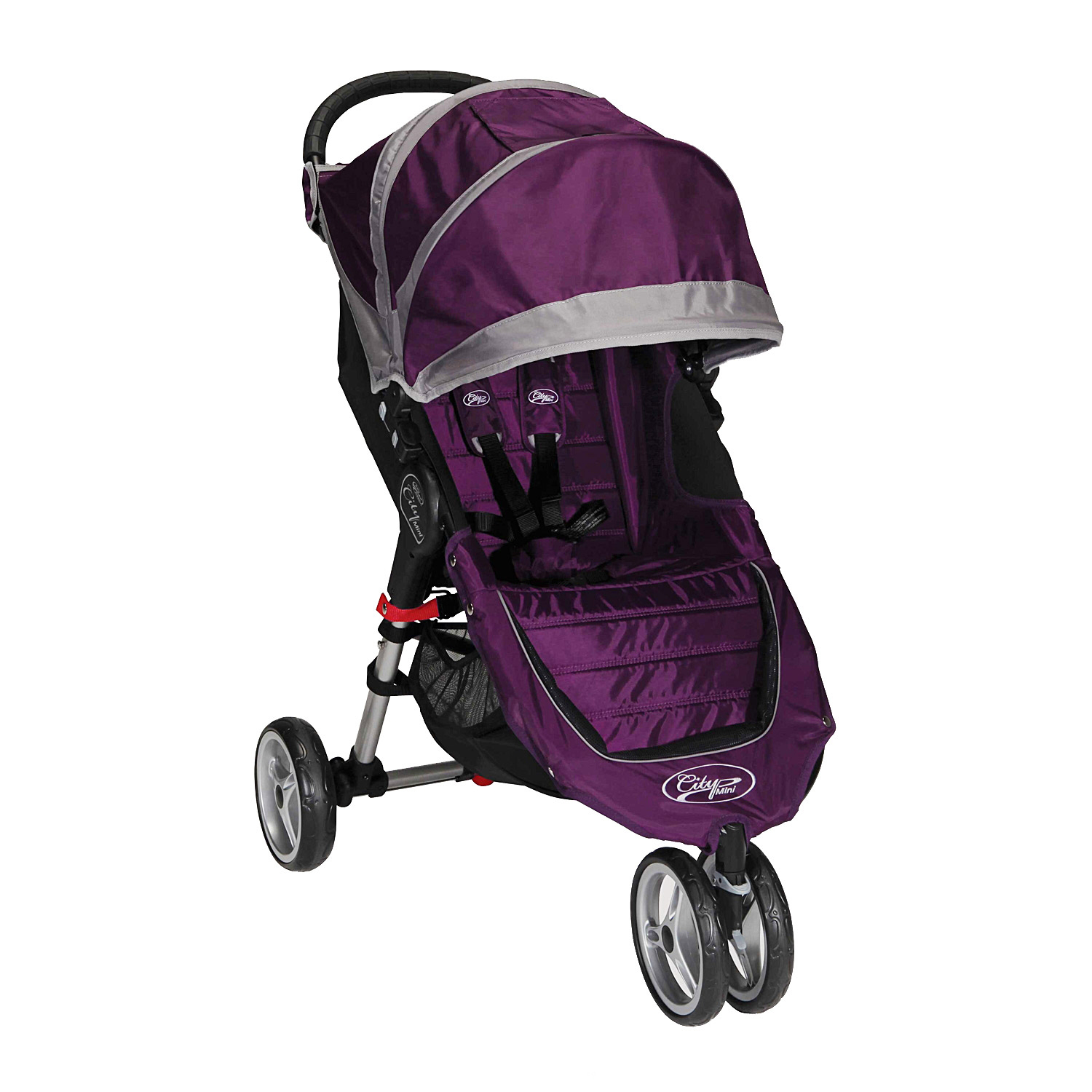 Коляска прогулочная Baby Jogger City Mini Single фиолетово-серый