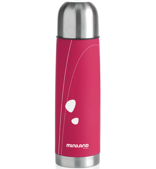 Детский термос для жидкостей Miniland Soft Thermo 500 мл розовый