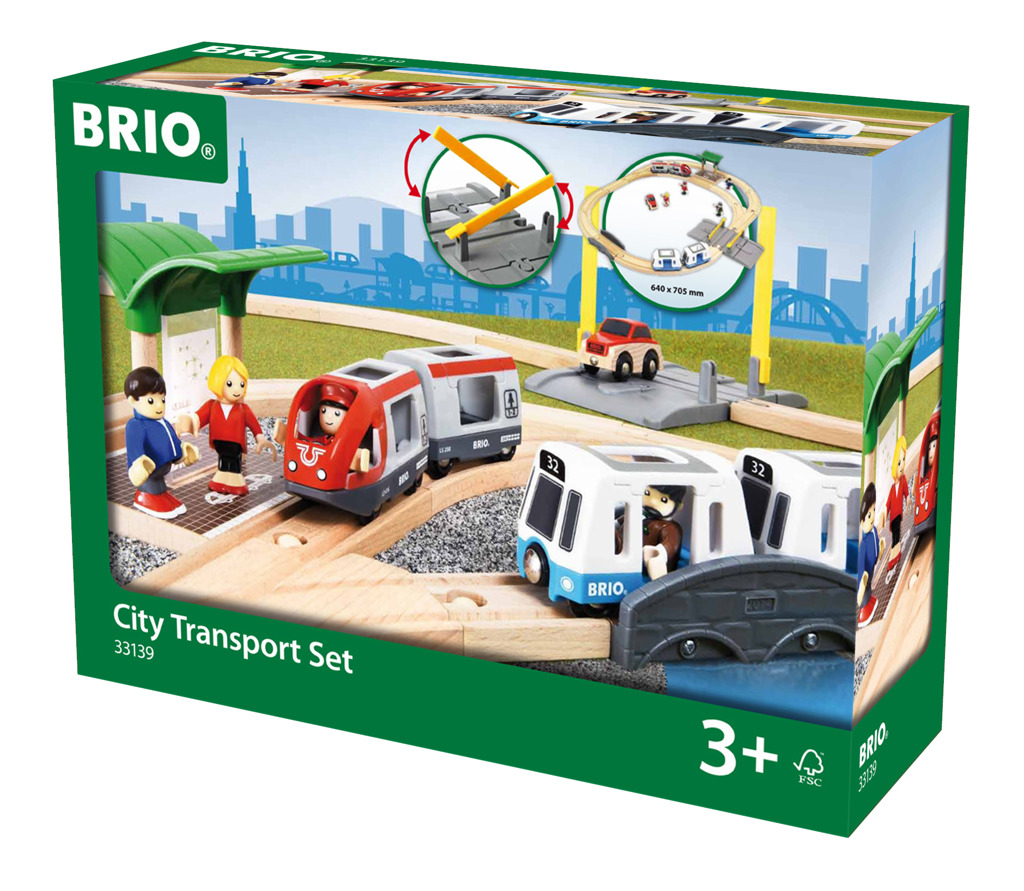 Подарочный набор железной дороги BRIO "Городской транспорт". Фото N3