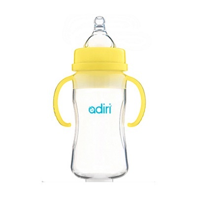 Детская бутылочка Adiri Transitional Nurser Yellow 270 мл