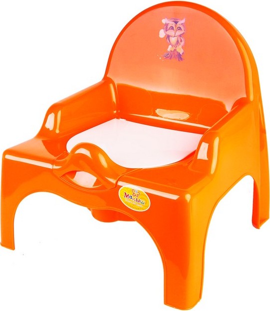 Горшок-стульчик Полимербыт Оранжевый