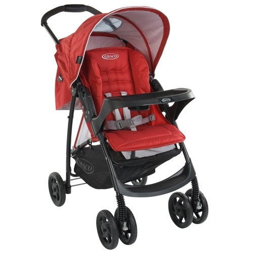 Коляска прогулочная Graco Mirage + W Parent tray and boot Chilli